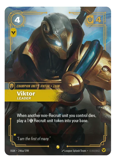 Viktor, Leader OGN-246a Riftbound TCG