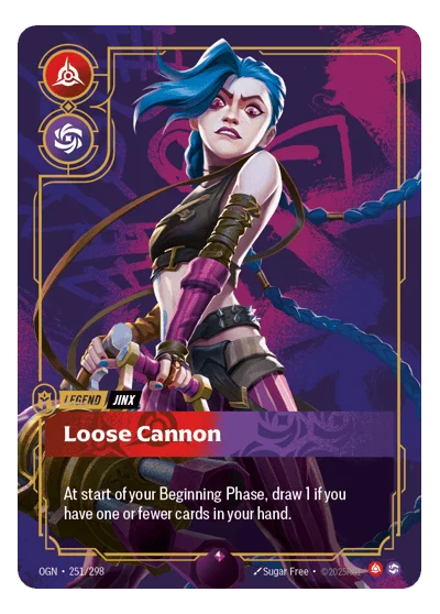 Loose Cannon OGN-251 Riftbound TCG