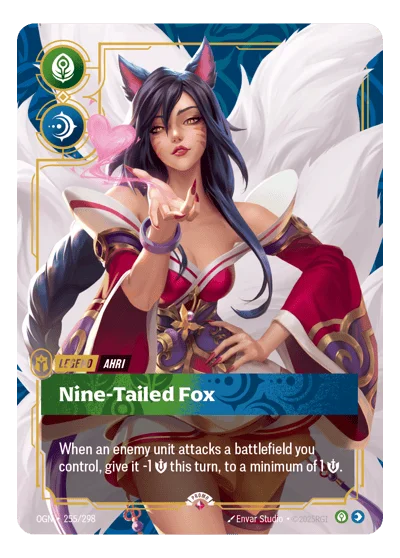 Nine-tailed Fox OGN-255 Riftbound TCG