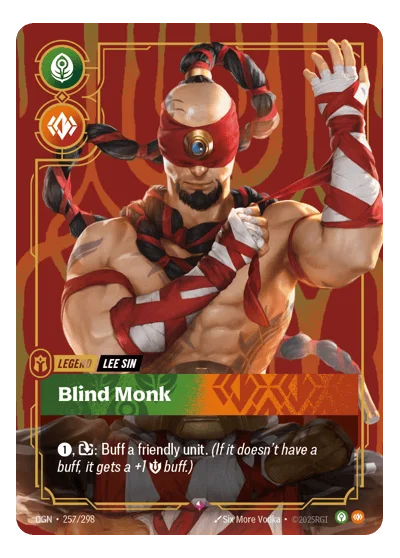 Blind Monk OGN-257 Riftbound TCG