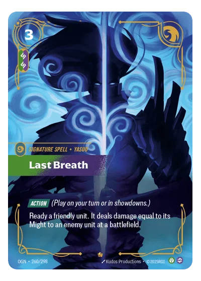 Last Breath OGN-260 Riftbound TCG