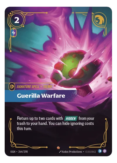 Guerilla Warfare OGN-264 Riftbound TCG