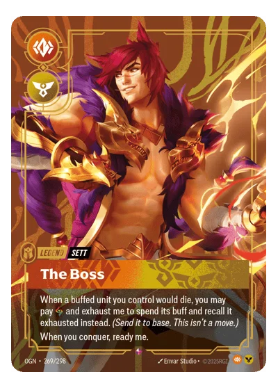 The Boss OGN-269 Riftbound TCG