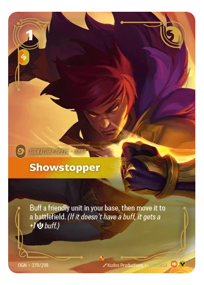 Showstopper OGN-270 Riftbound TCG