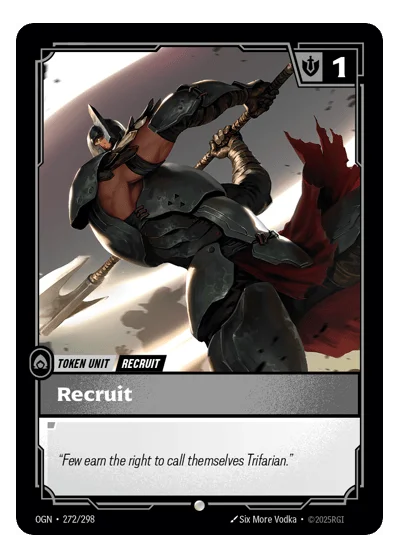 Recruit (nx) OGN-272 Riftbound TCG