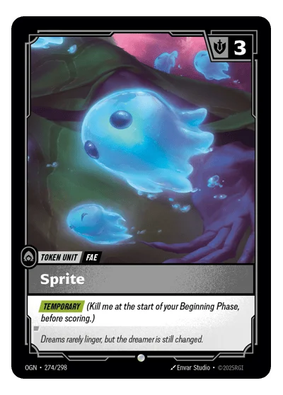 Sprite OGN-274 Common Origins Riftbound TCG Card
