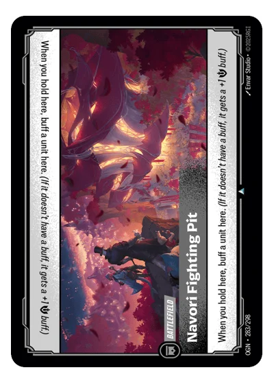 Navori Fighting Pit OGN-283 Riftbound TCG