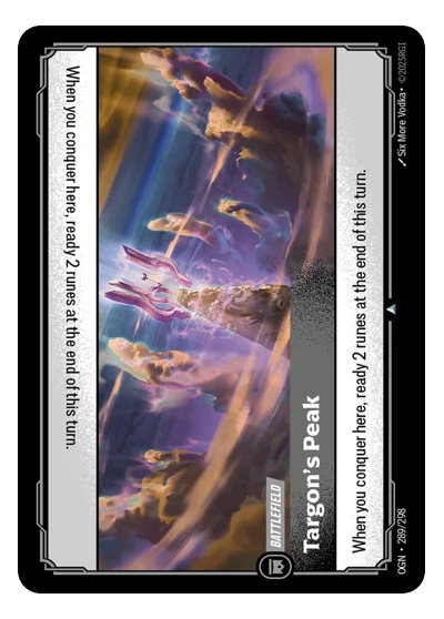 Targon's Peak OGN-289 Riftbound TCG