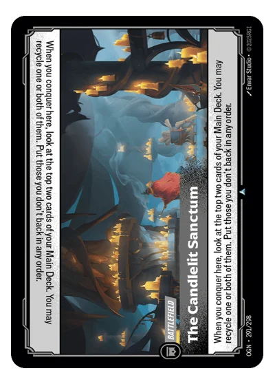 The Candlelit Sanctum OGN-291 Riftbound TCG