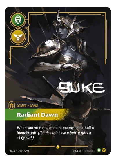 Radiant Dawn OGN-306* Riftbound Chase Card