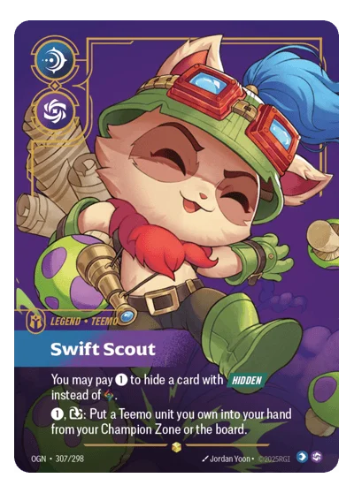 Swift Scout OGN-307 Riftbound Chase Card