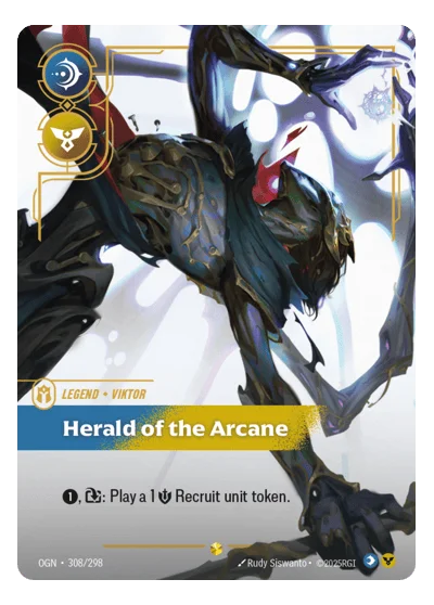 Herald Of The Arcane OGN-308 Riftbound Chase Card