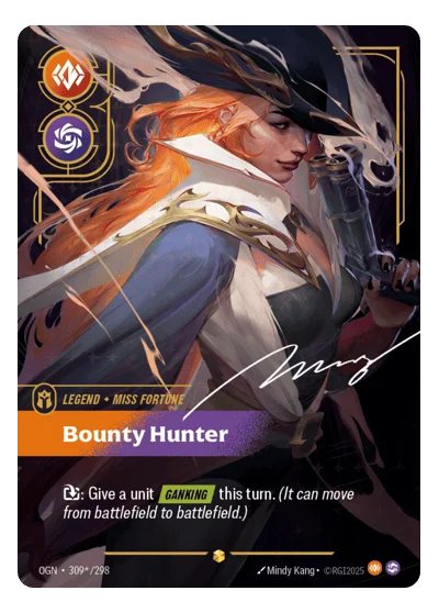 Bounty Hunter OGN-309* Riftbound Chase Card