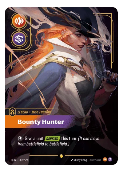 Bounty Hunter OGN-309 Riftbound Chase Card