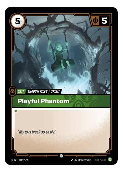 Playful Phantom OGN-49 Common Origins Riftbound TCG Card