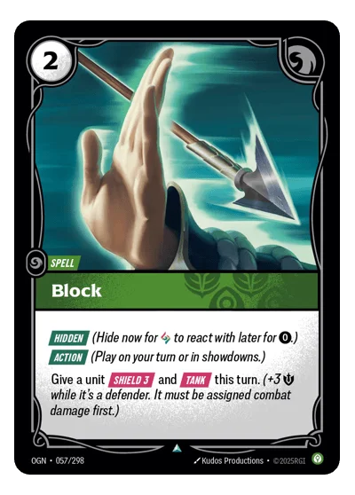 Block OGN-57 Riftbound TCG