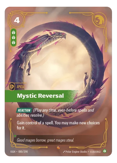 Mystic Reversal OGN-80 Riftbound TCG