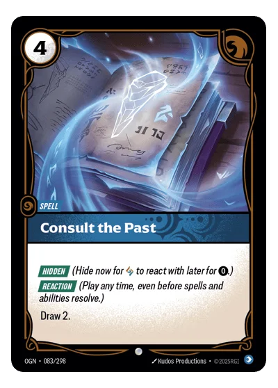 Consult The Past OGN-83 Riftbound TCG