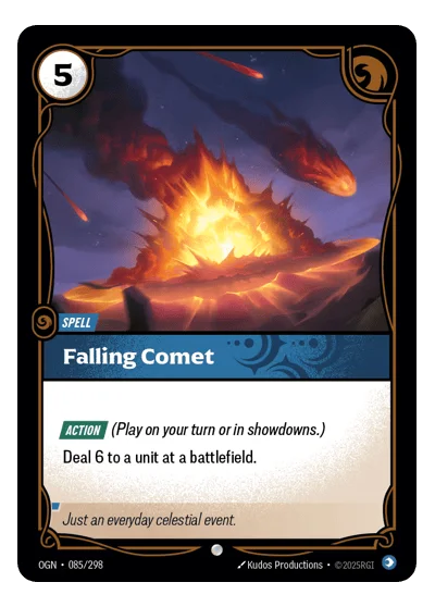 Falling Comet OGN-85 Riftbound TCG