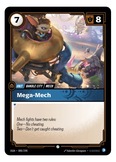 Mega-mech OGN-88 Riftbound TCG