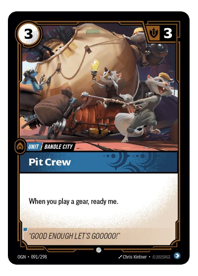Pit Crew OGN-91 Riftbound TCG