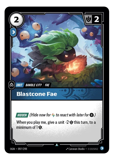 Blastcone Fae OGN-97 Riftbound TCG