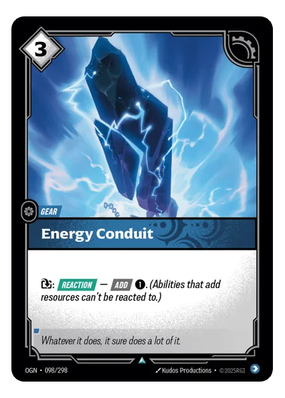 Energy Conduit OGN-98 Riftbound TCG