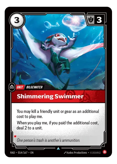 Shimmering Swimmer RAD-14 Riftbound TCG
