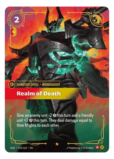 Realm of Death RAD-144 Riftbound TCG