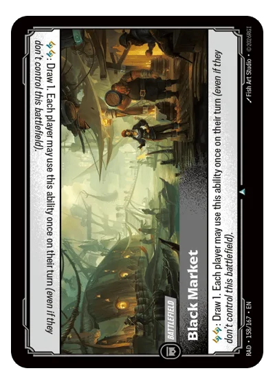 Black Market RAD-158 Riftbound TCG