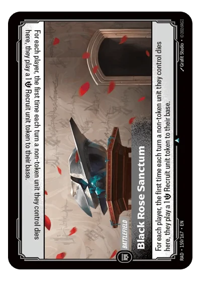 Black Rose Sanctum RAD-159 Riftbound TCG