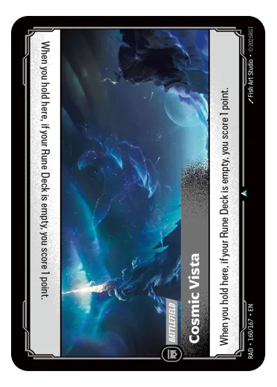 Cosmic Vista RAD-160 Riftbound TCG