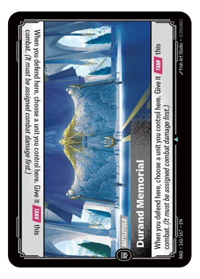 Durand Memorial RAD-161 Riftbound TCG