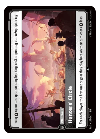 Hunters' Circle RAD-163 Riftbound TCG