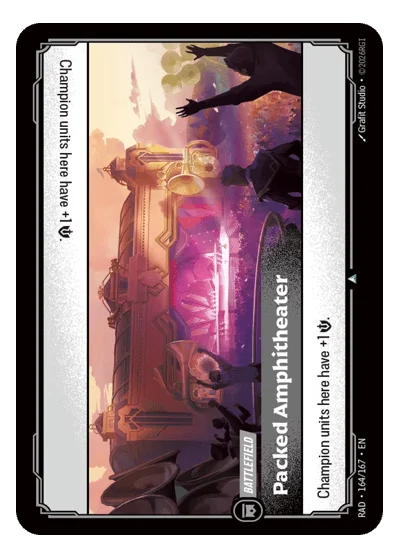 Packed Amphitheater RAD-164 Riftbound TCG