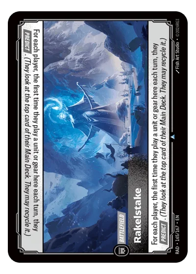 Rakelstake RAD-165 Uncommon Radiance Riftbound TCG Card