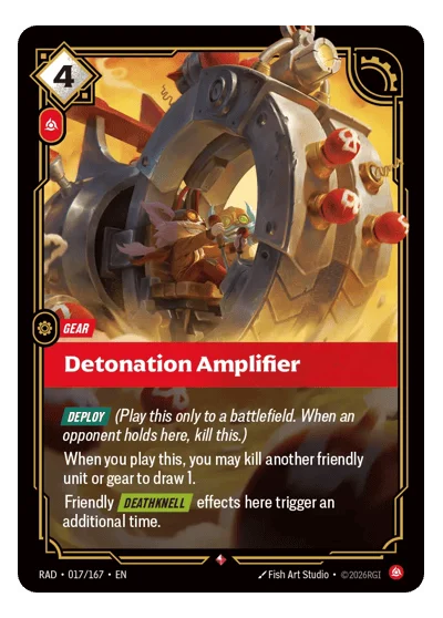 Detonation Amplifier RAD-17 Riftbound TCG