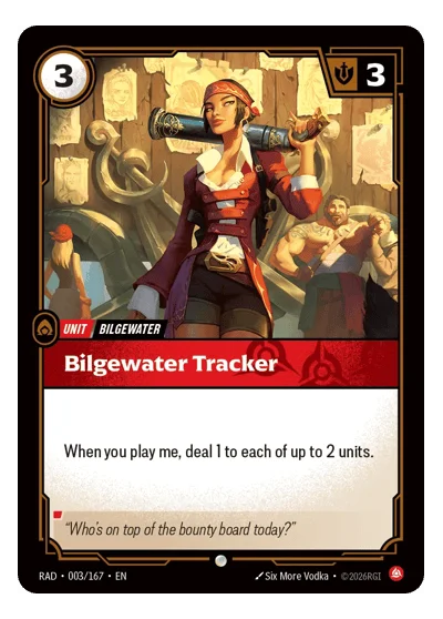 Bilgewater Tracker RAD-3 Riftbound TCG