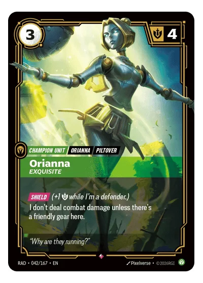 Orianna, Exquisite RAD-42 Riftbound TCG
