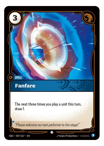 Fanfare RAD-47 Riftbound TCG