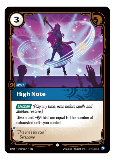 High Note RAD-48 Riftbound TCG