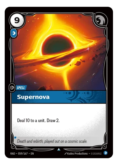 Supernova RAD-59 Riftbound TCG