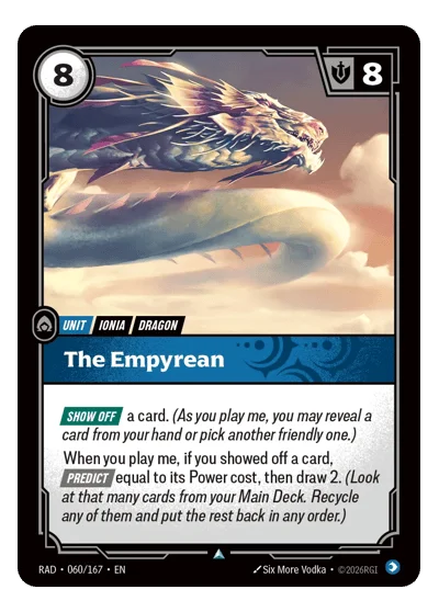 The Empyrean RAD-60 Riftbound TCG