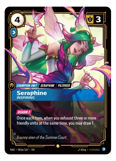 Seraphine, Inspiring RAD-65a Riftbound TCG