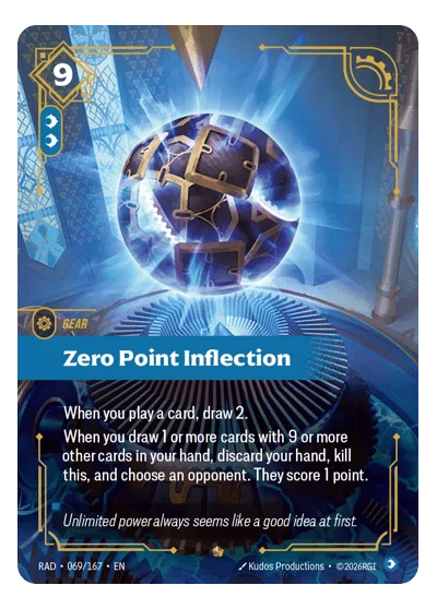 Zero Point Inflection RAD-69 Riftbound TCG