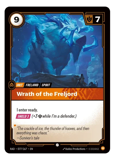 Wrath of the Freljord RAD-77 Riftbound TCG