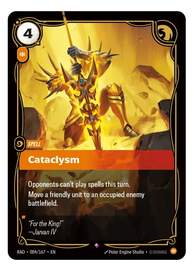 Cataclysm RAD-84 Riftbound TCG