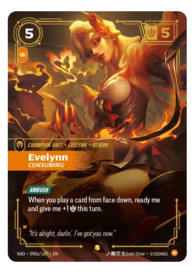 Evelynn, Consuming RAD-90a Riftbound TCG