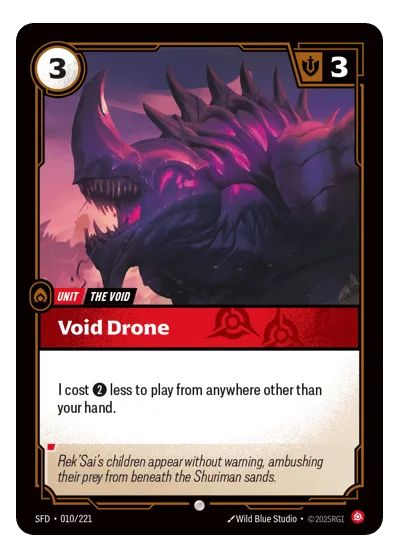 Void Drone SPF-10 Common Spiritforged Riftbound TCG Card