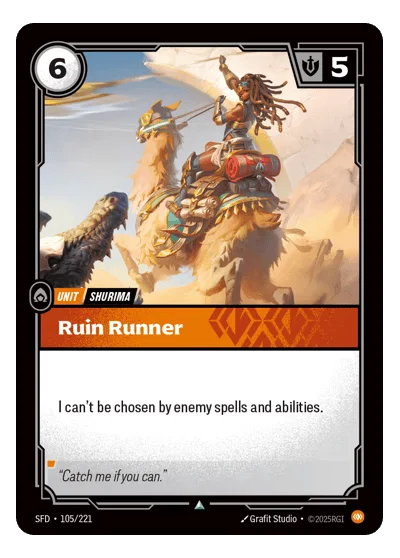 Ruin Runner SPF-105 Riftbound TCG